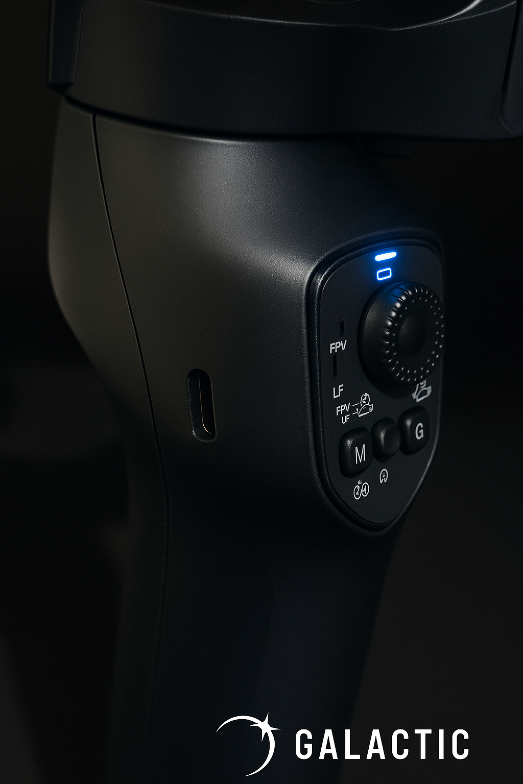 Gimbal con seguimiento facial IA y luz led